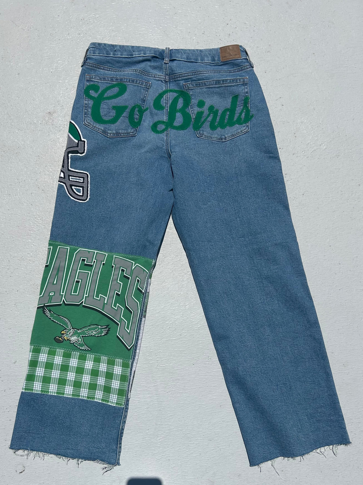 Reworked Patchwork Jeans