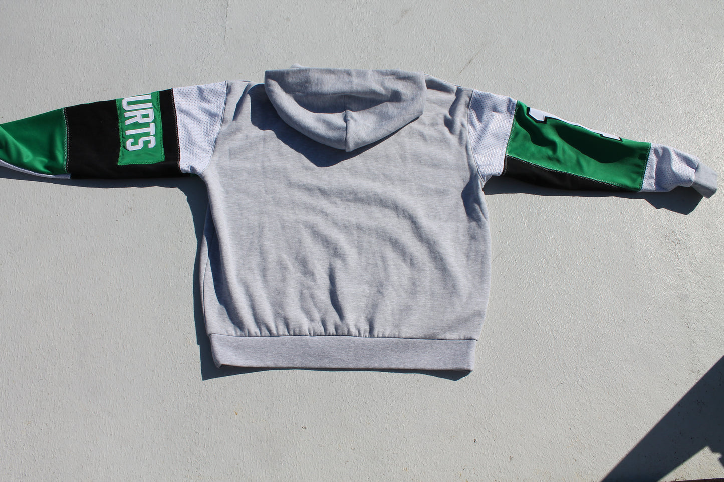 Eagles Hurts Jersey Patchwork Hoodie