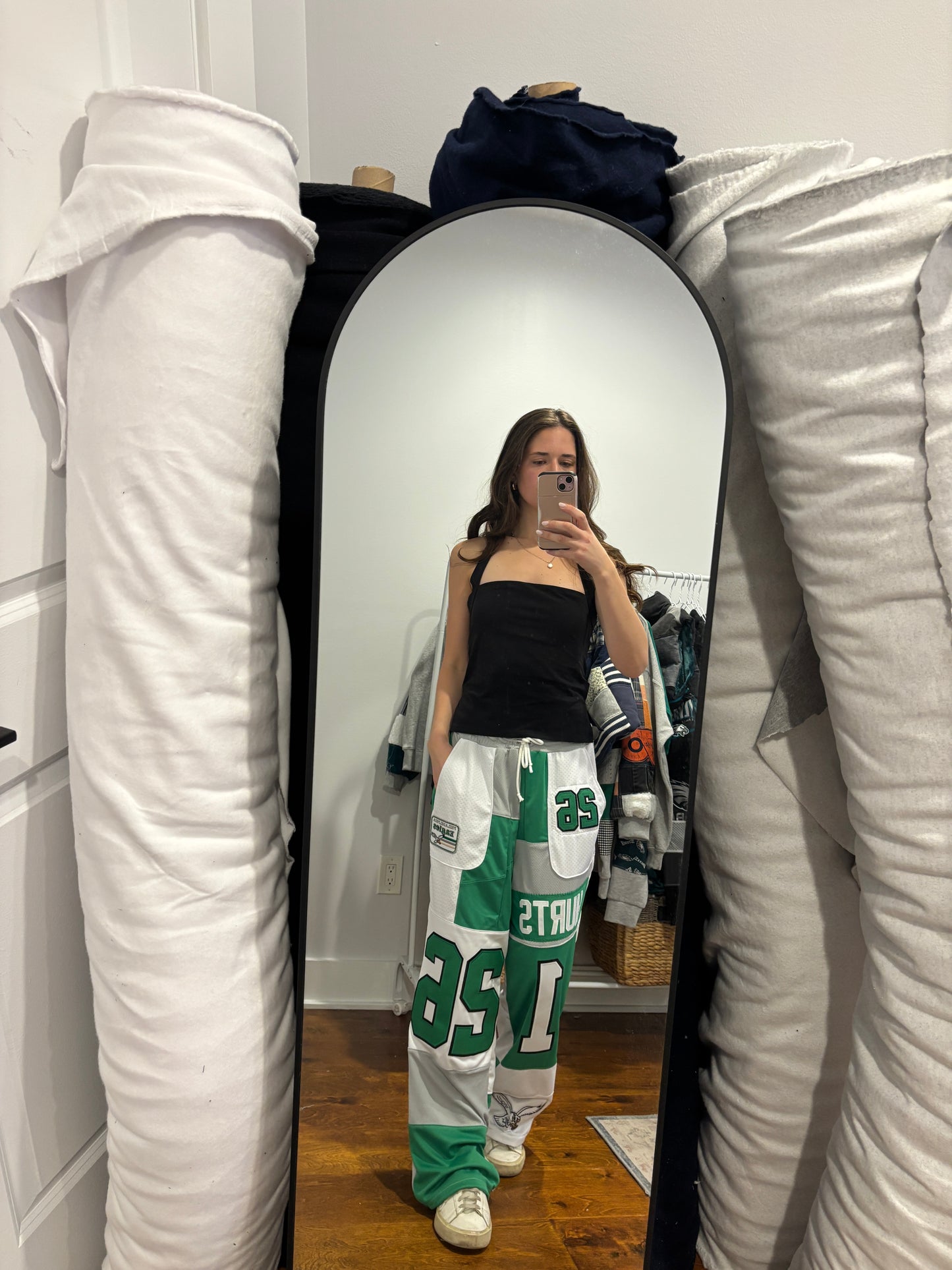 Eagles Jalen x Saquon Patchwork Jersey Pants