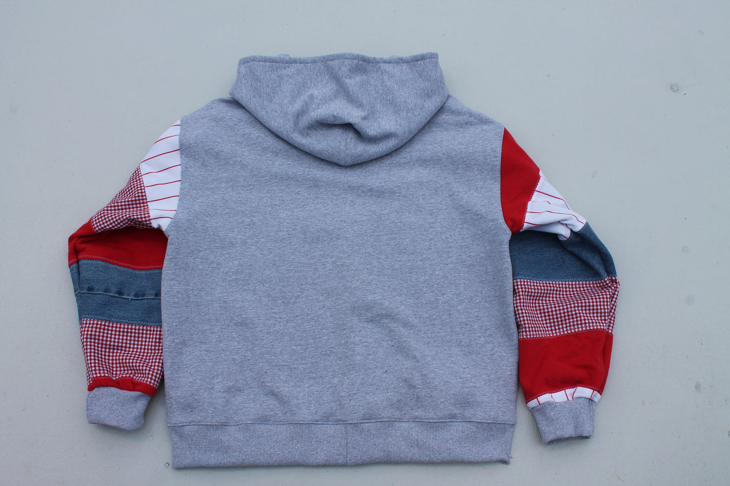 Phillies Patchwork Denim & Jersey Hoodie