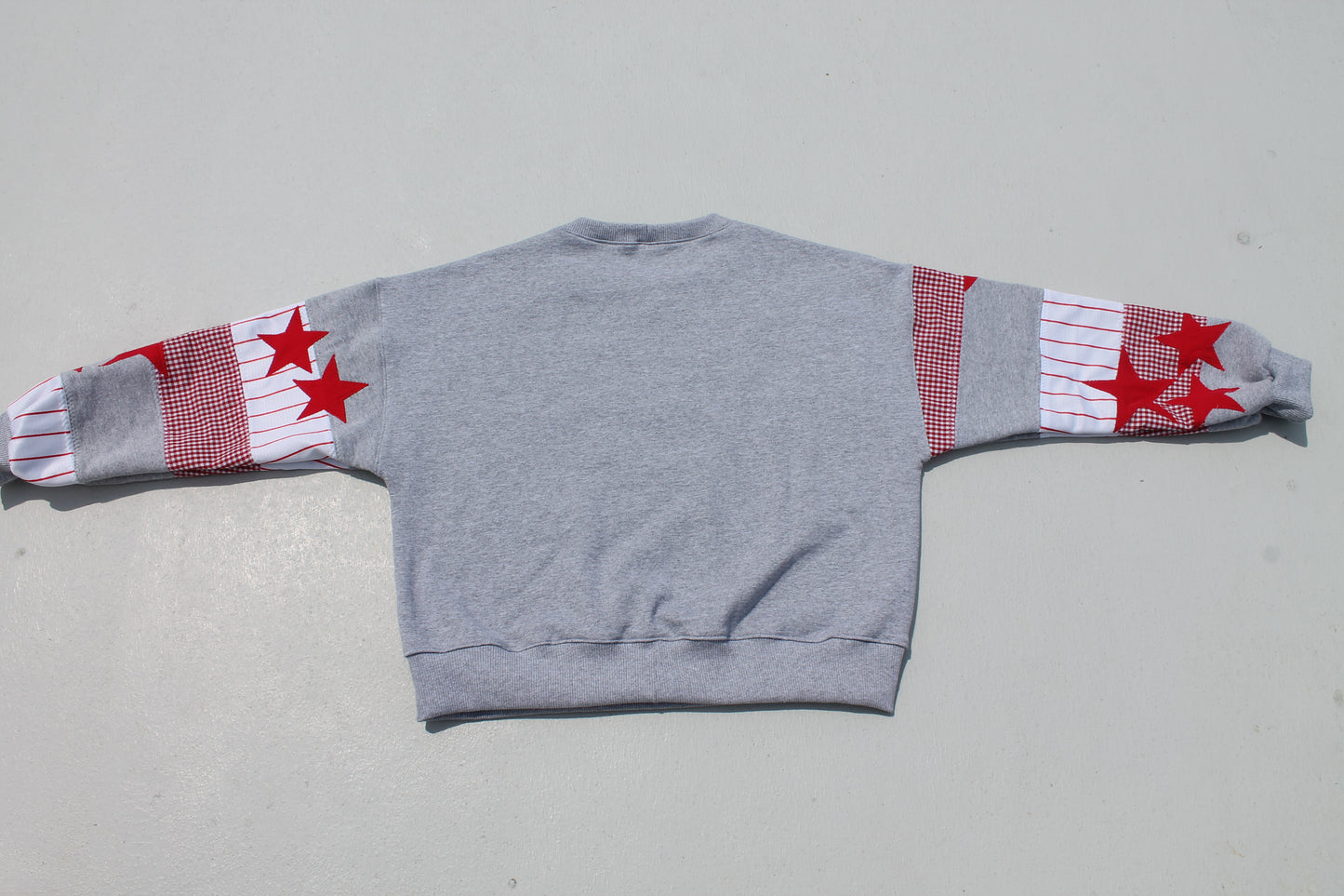 Phillies Gingham + Stars Crew Neck Sweatshirt
