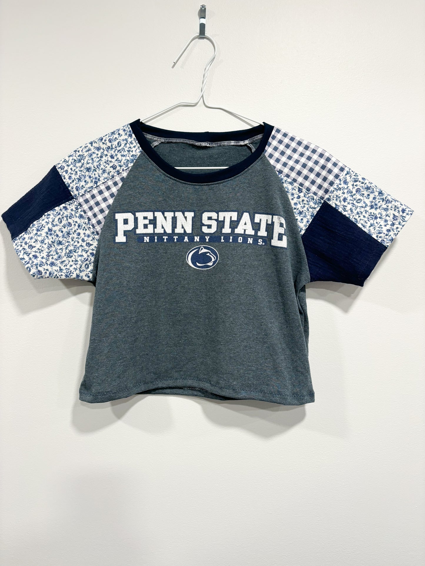 Custom Patchwork Raglan Baby Tee