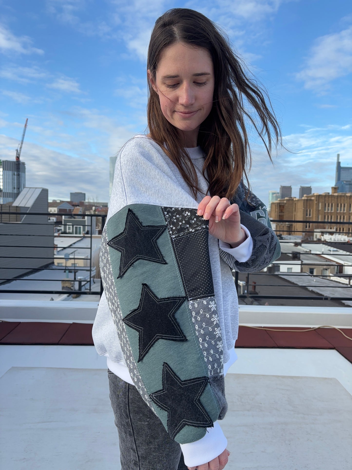 Eagles Stars & Patchwork Sweatshirt