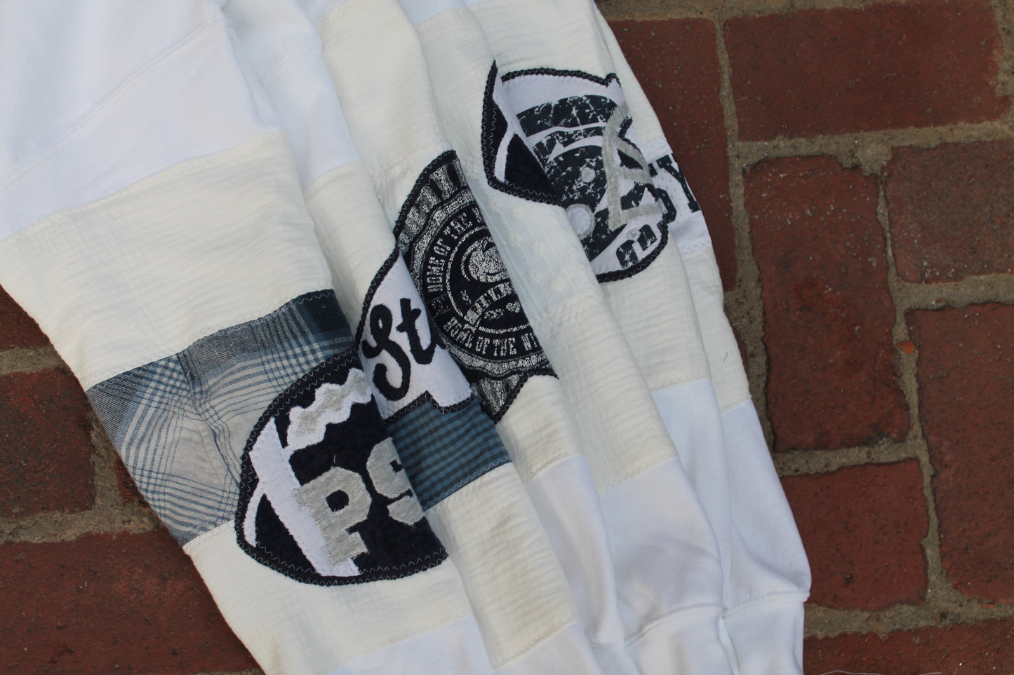 Custom High Cropped Patchwork Hoodie