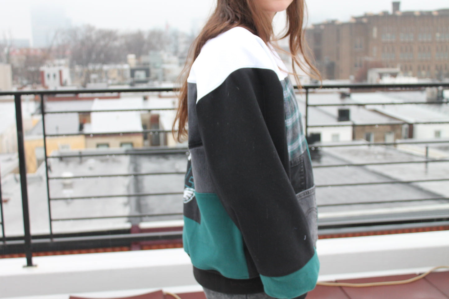 Reworked Eagles Jersey Sweatshirt!