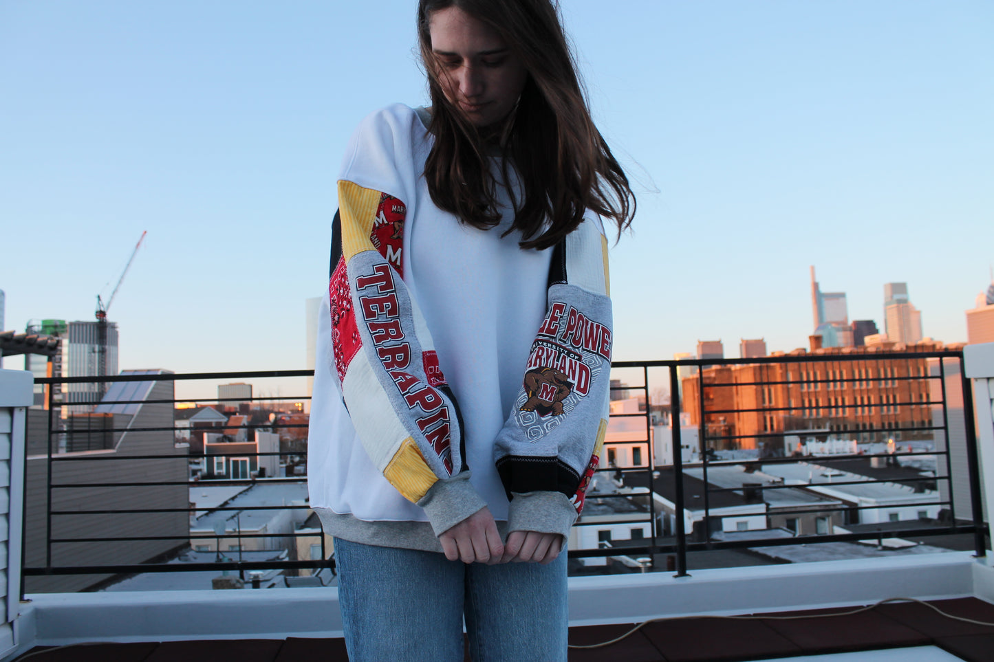 U of Maryland Patchwork Sweatshirt