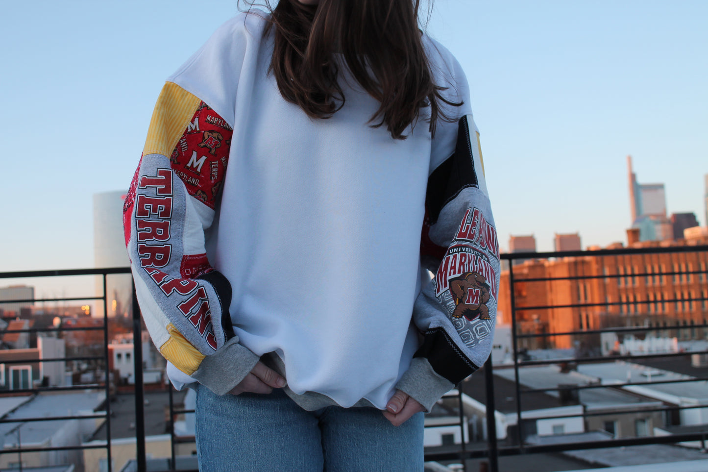 U of Maryland Patchwork Sweatshirt