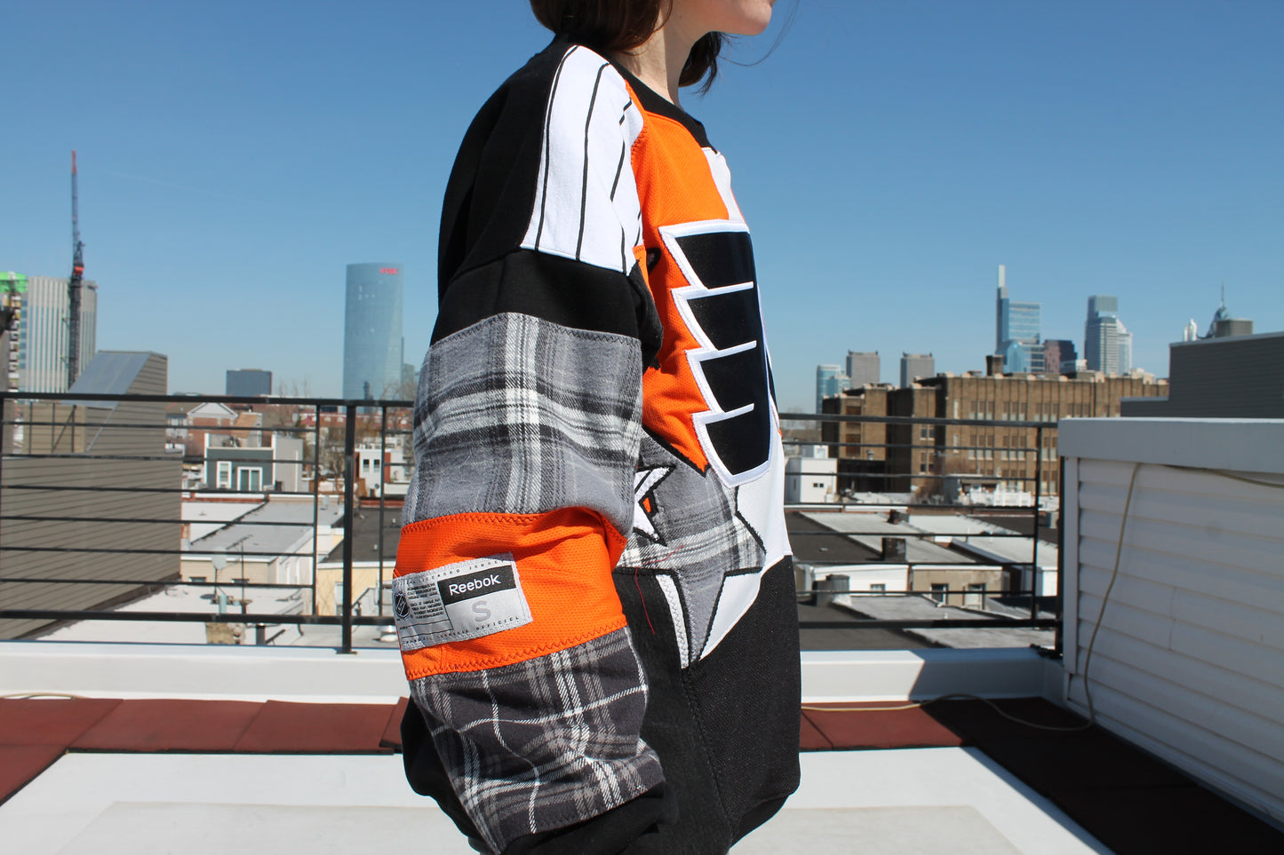 Flyers Star Jersey Reworked Sweatshirt