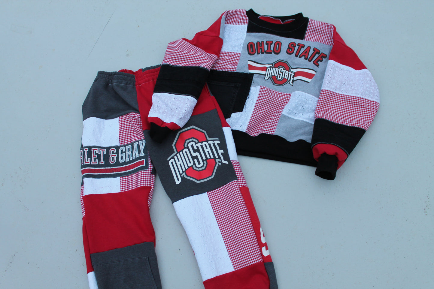 Ohio State Patchwork Joggers