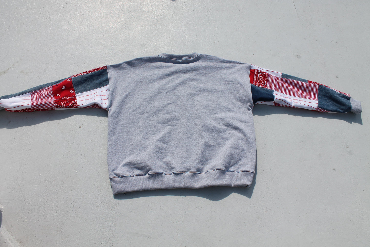Phillies Gingham x Bandana Patchwork Crew Neck