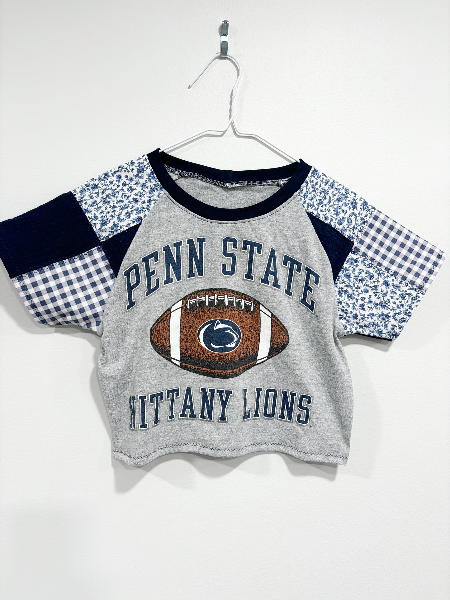Custom Patchwork Raglan Baby Tee