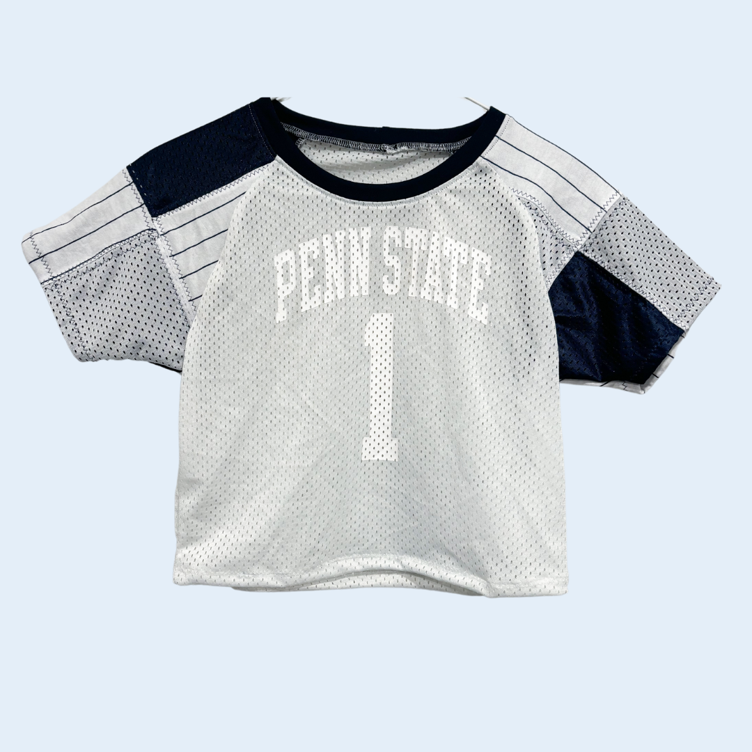 Penn State Jersey Patchwork Raglan Baby Tee
