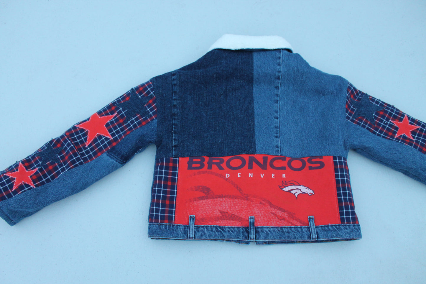 Custom Patchwork Denim Jacket [Kids]