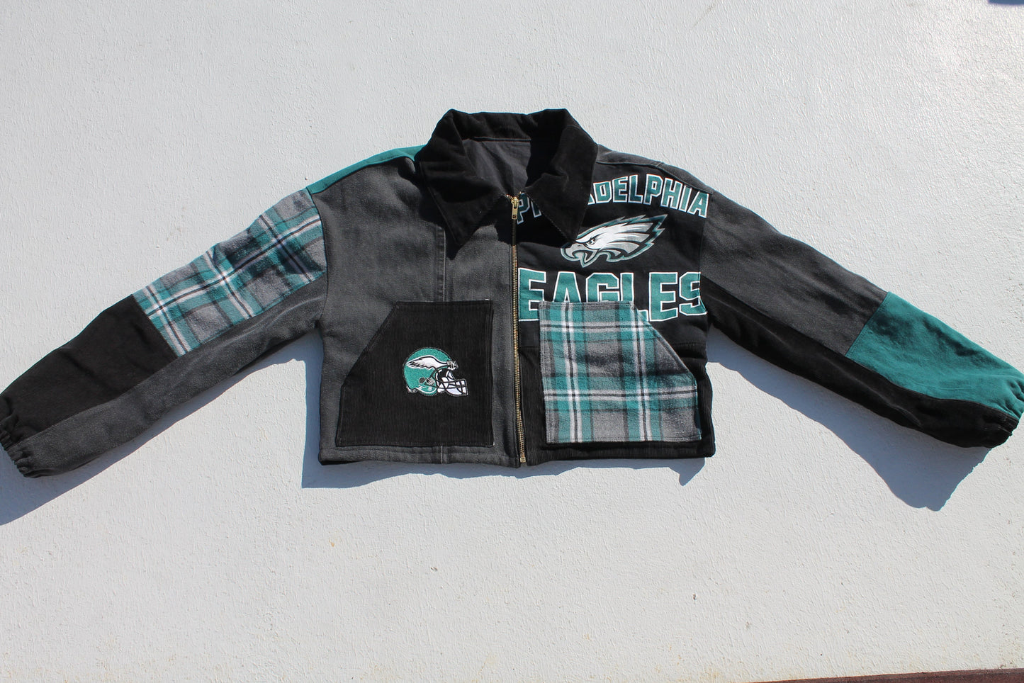 Eagles Patchwork Denim Jacket