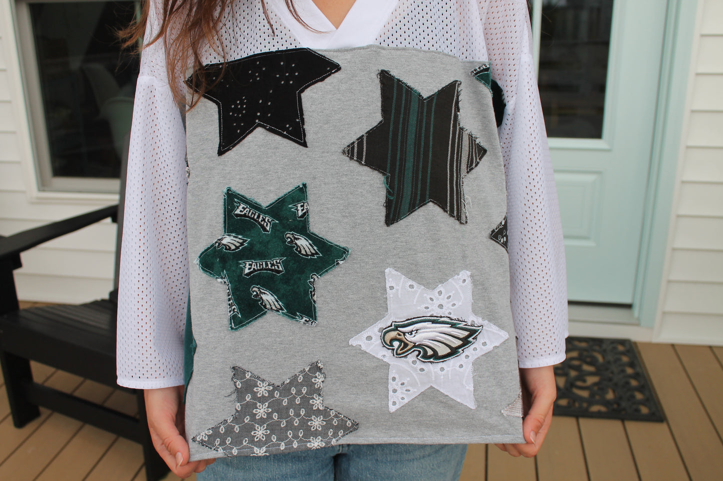 Eagles star patchwork jersey