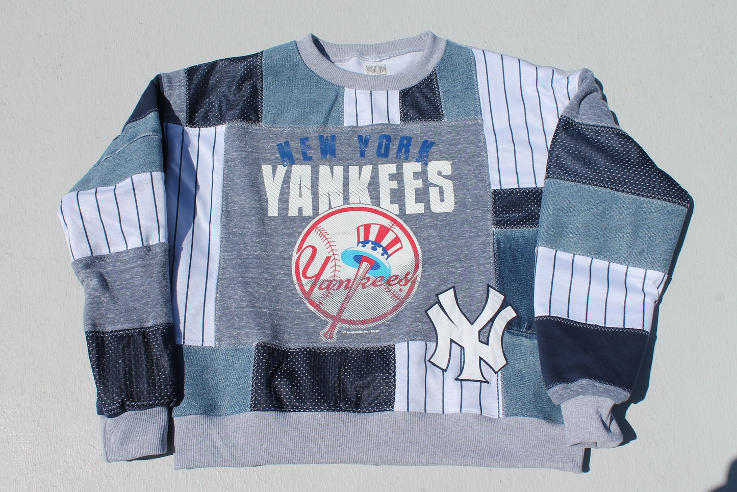 Yankees Patchwork Crew Neck