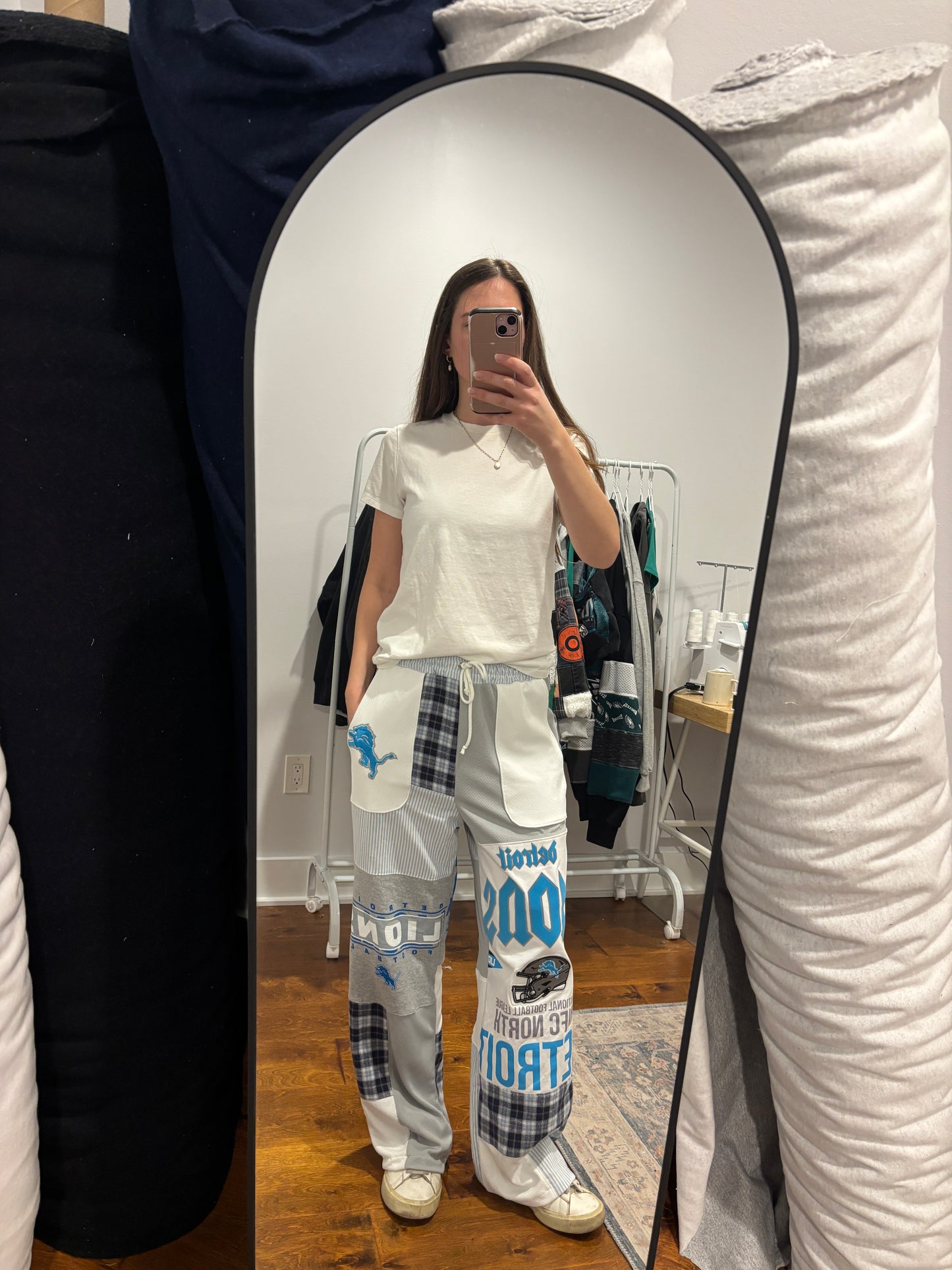 Lions Patchwork Tshirt x Jersey Pants