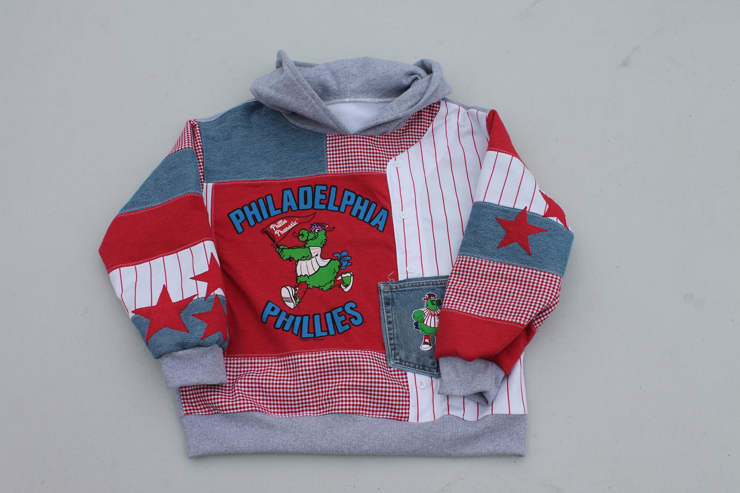Phillies Phanatic Patchwork Hoodie