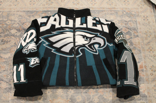Eagles Reworked Blanket Puffer Jacket