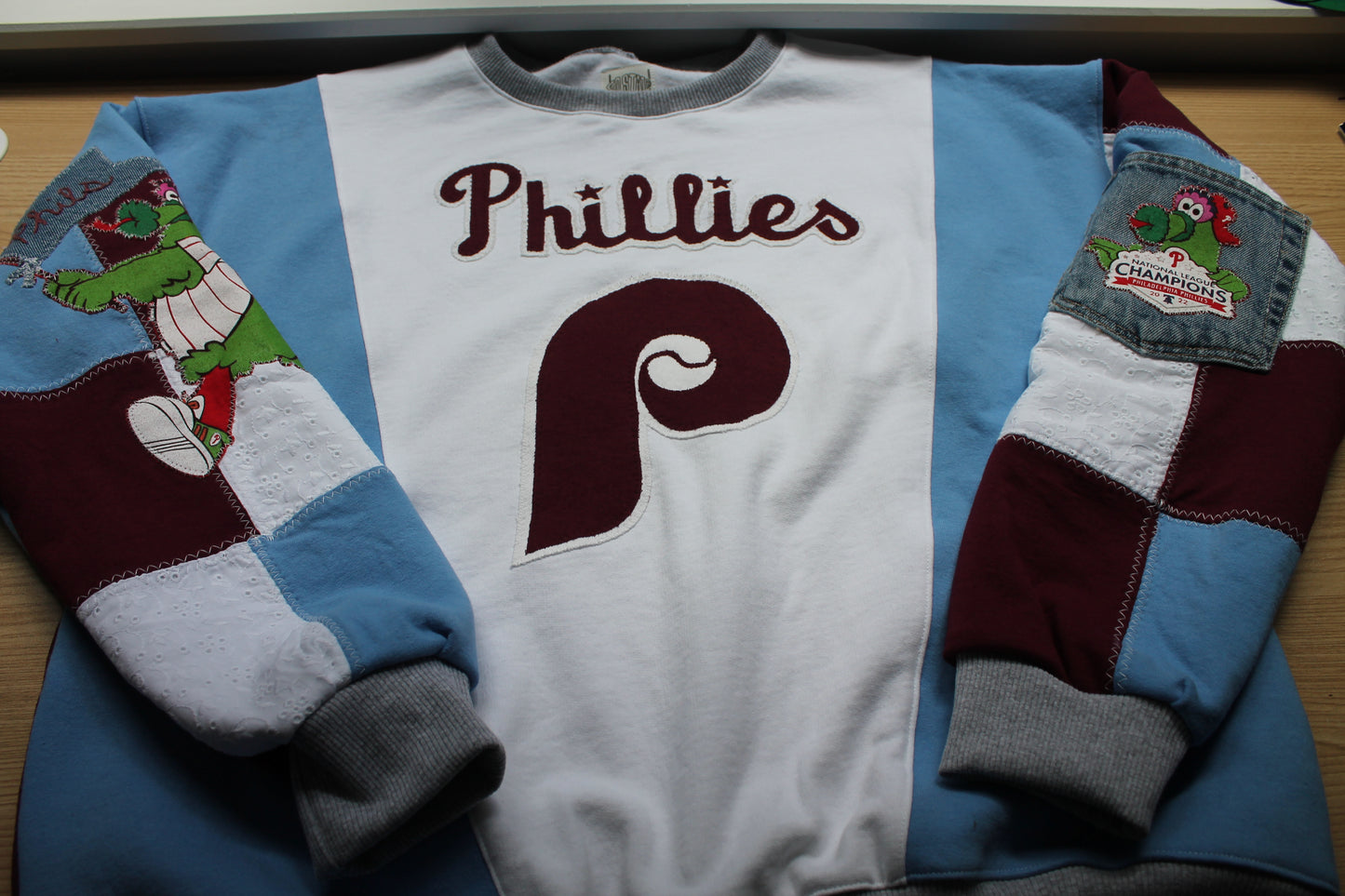Custom Patchwork Crewneck Sweatshirt [Kids]