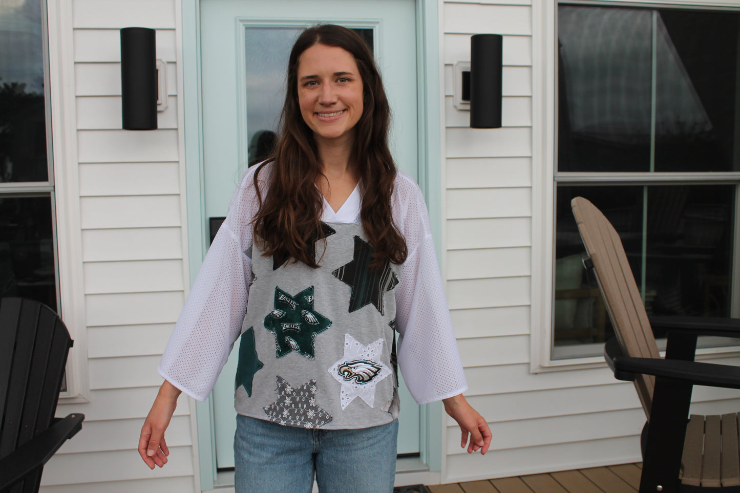 Eagles star patchwork jersey