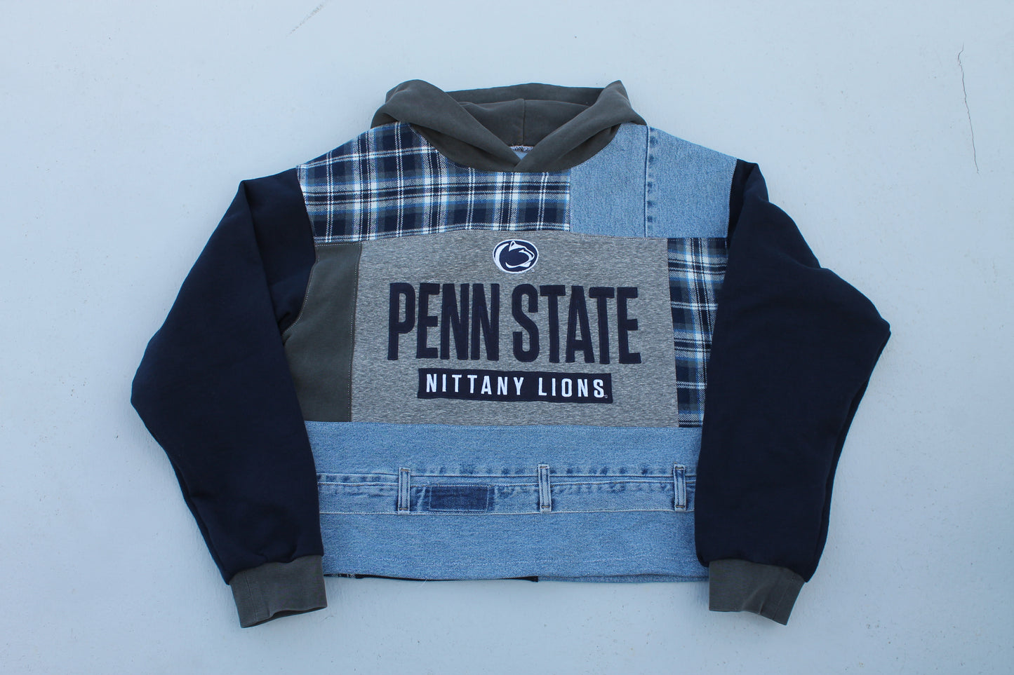 Penn State Flannel x Denim Pullover