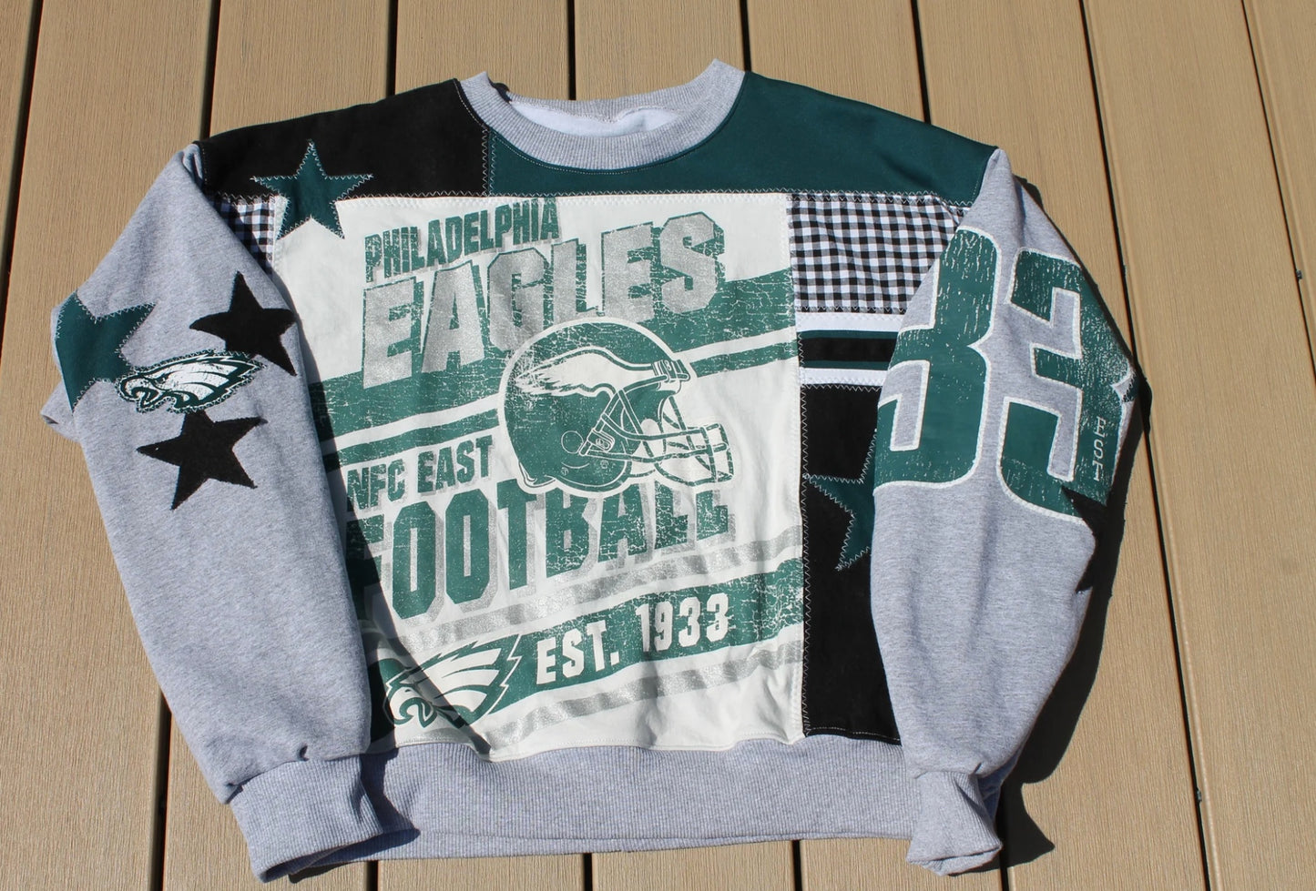 Custom Patchwork Crewneck Sweatshirt [Kids]