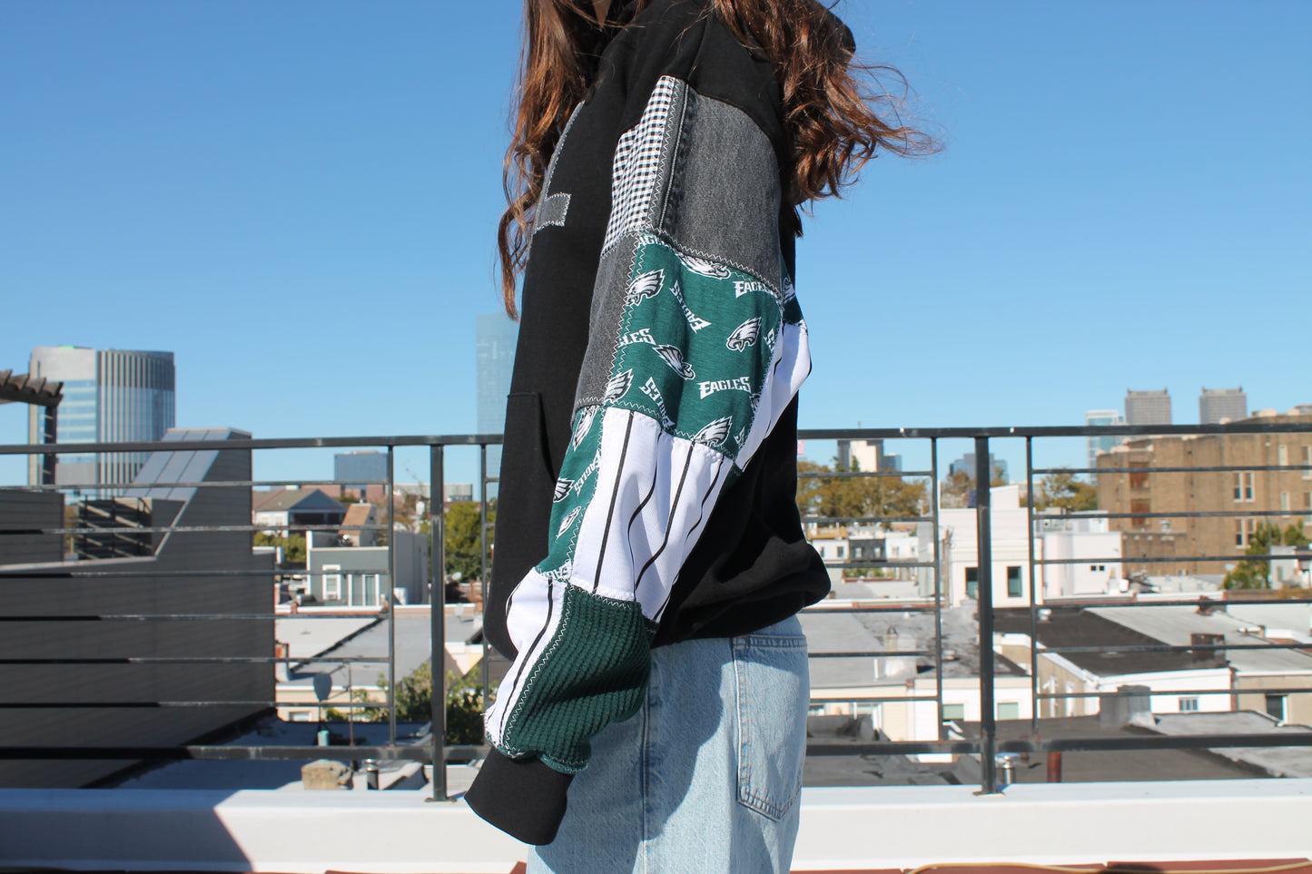 PHL Eagles Patchwork Hoodie