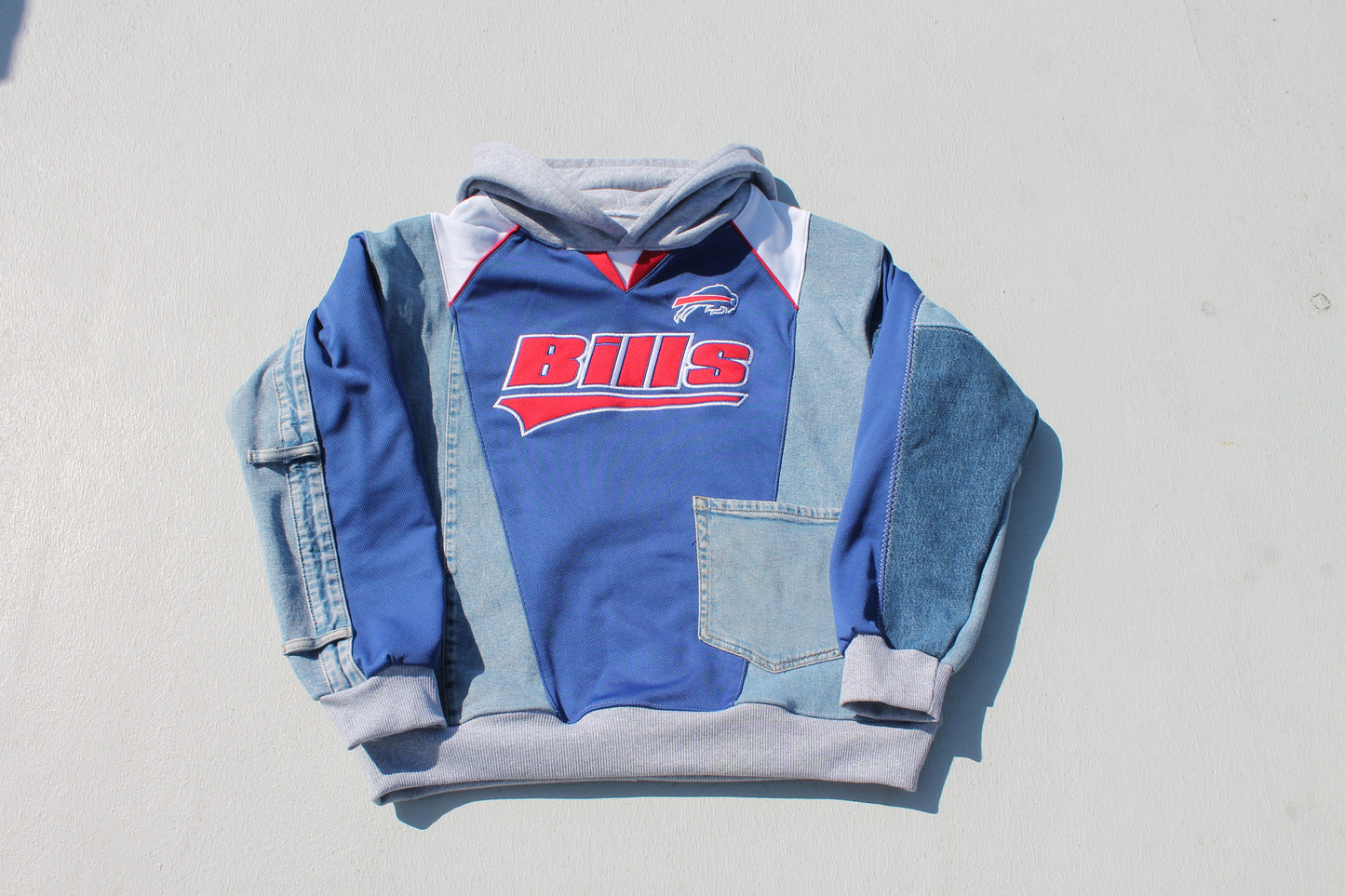 Reworked Bills Jersey Hoodie