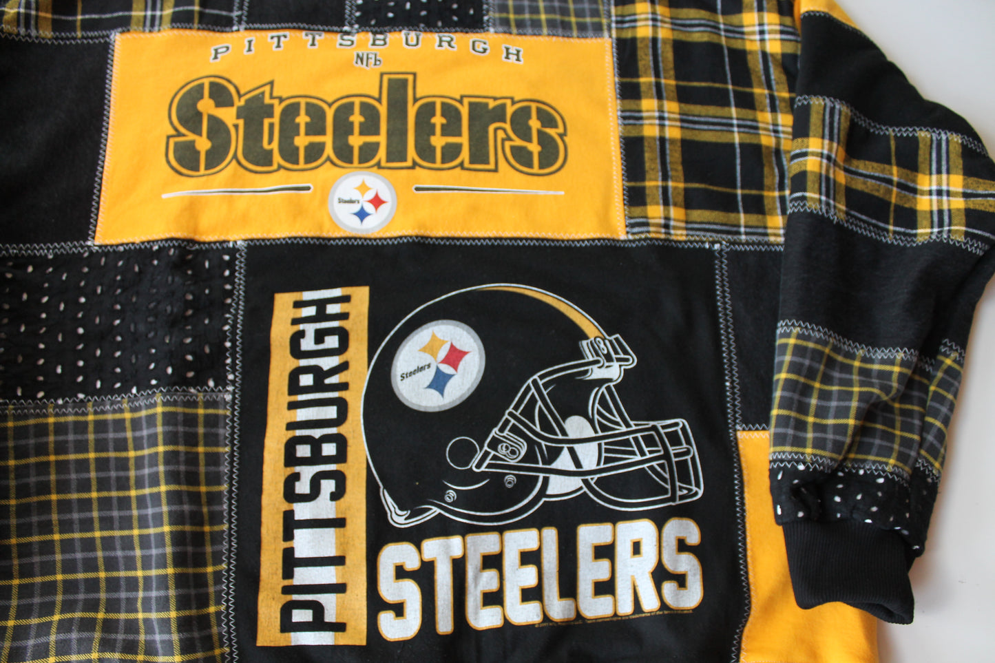 Steelers Full Patchwork Crew Neck