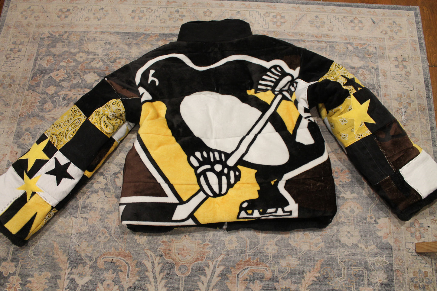 Penguins Blanket Puffer Jacket