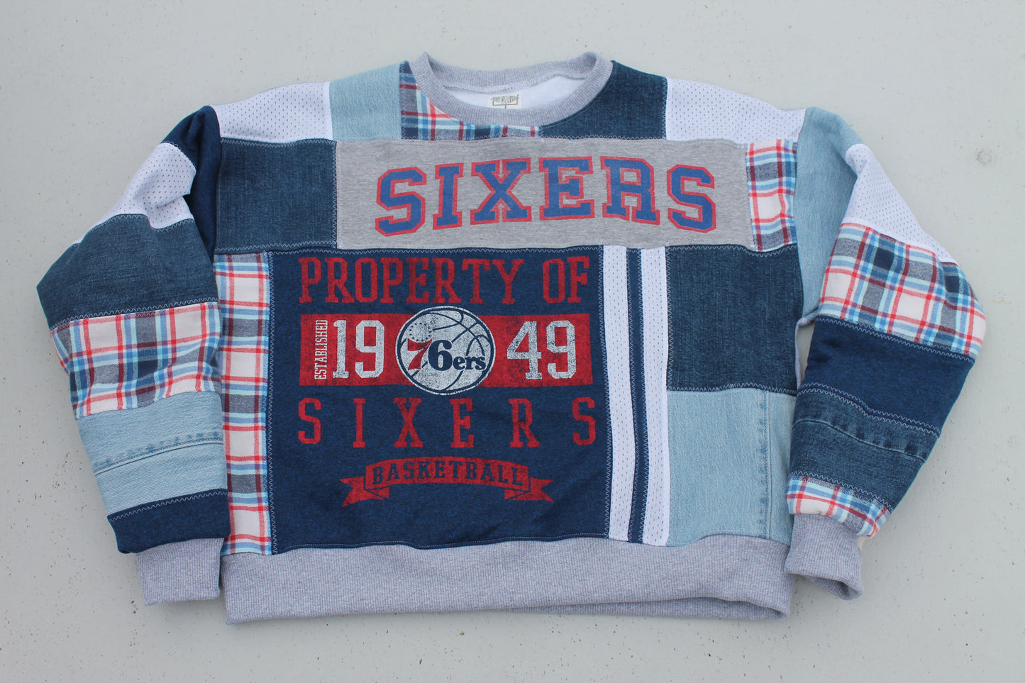 Custom Patchwork Crewneck Sweatshirt [Kids]