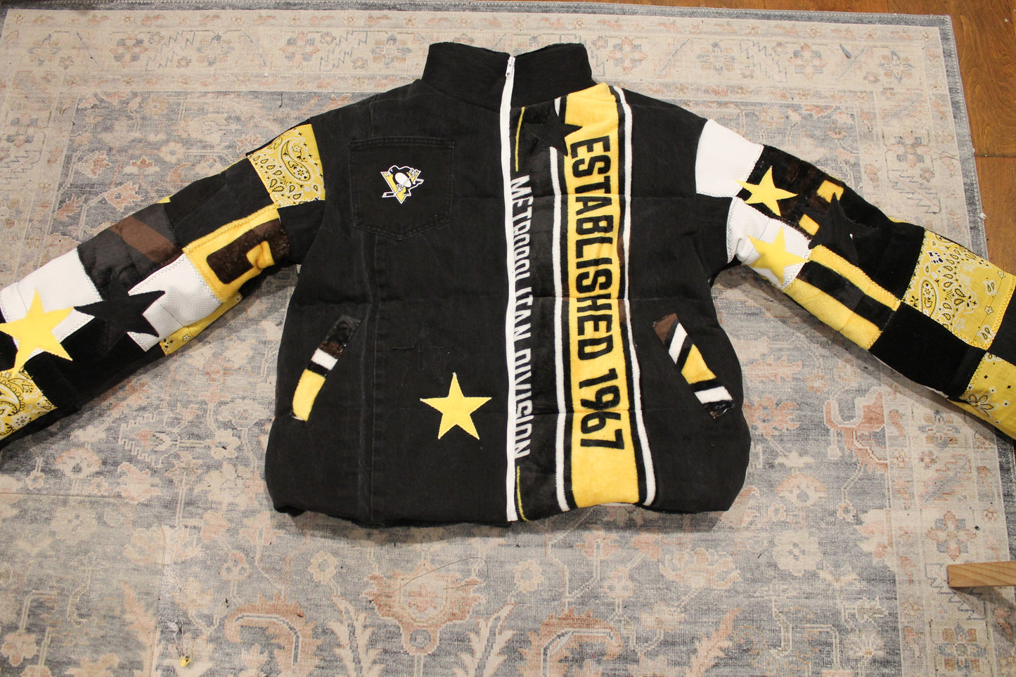 Penguins Blanket Puffer Jacket