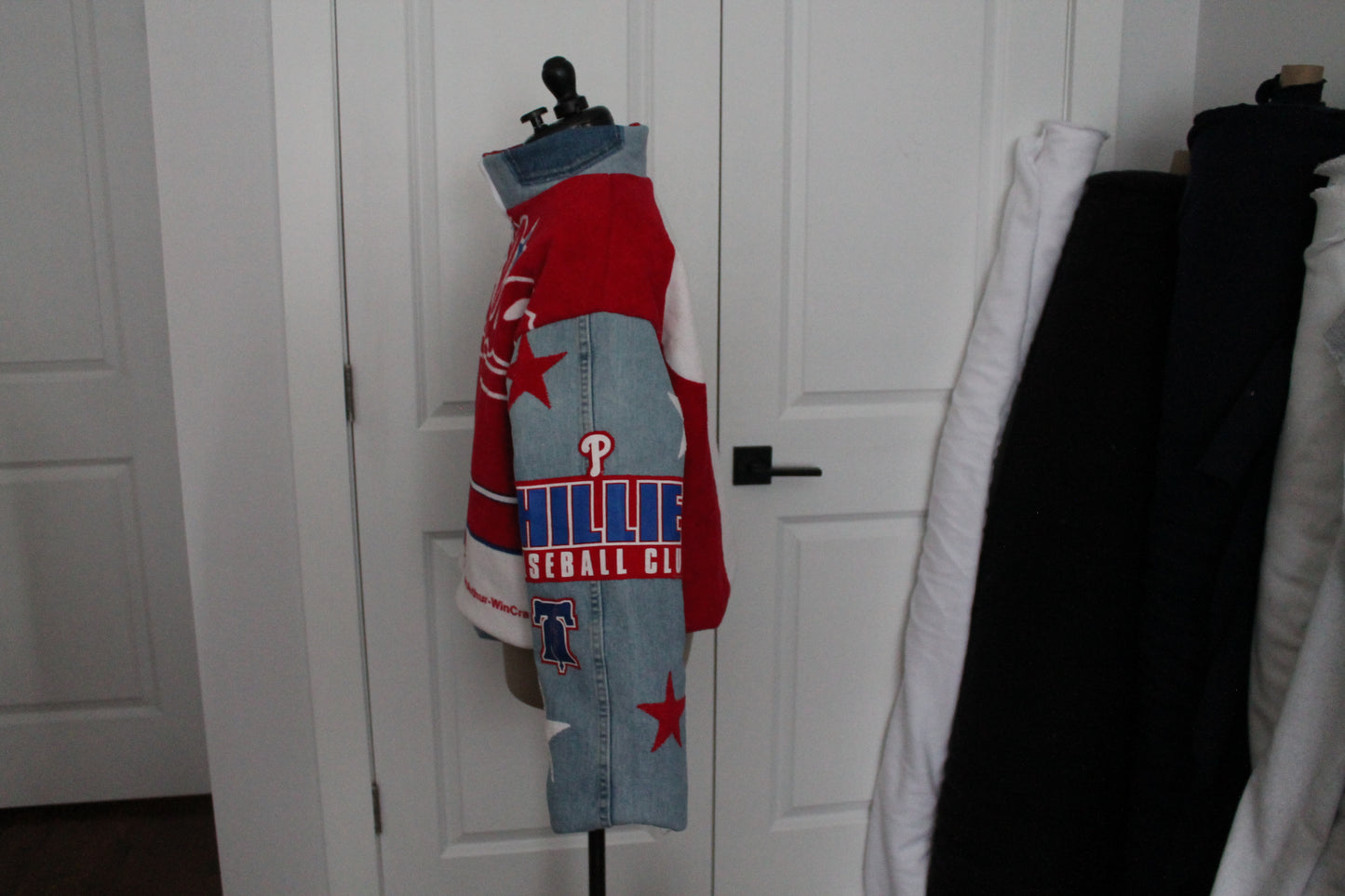 Phillies Towel x Denim Puffer Jacket