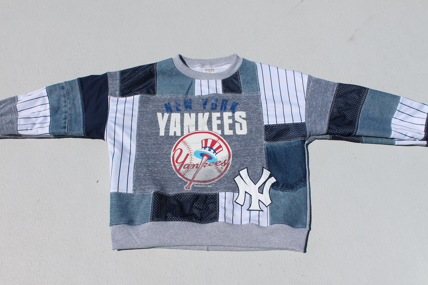 Yankees Patchwork Crew Neck