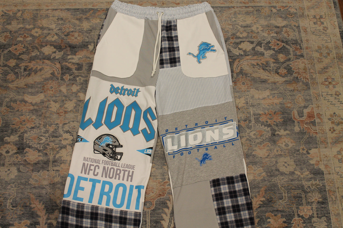 Lions Patchwork Tshirt x Jersey Pants