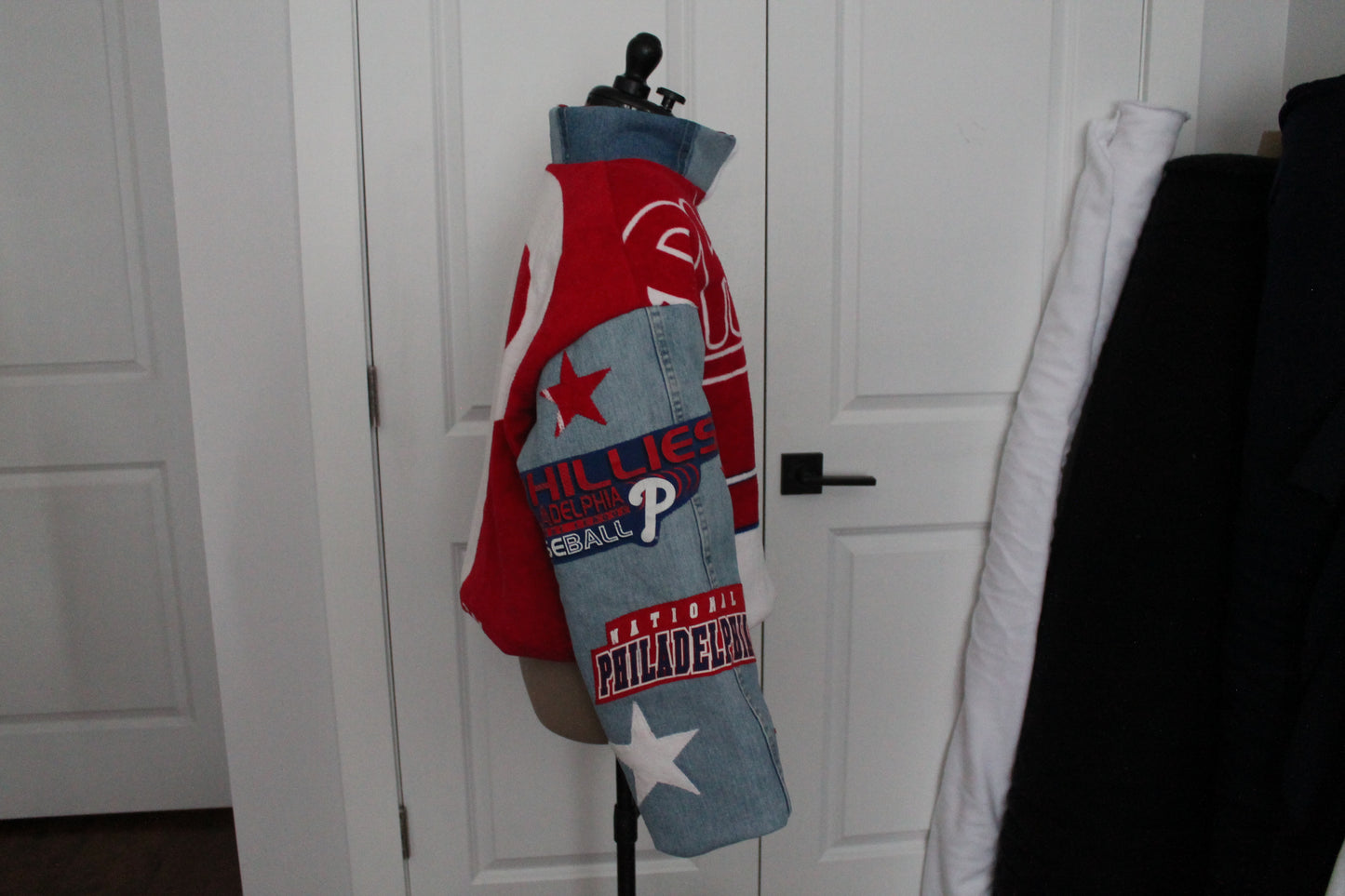 Phillies Towel x Denim Puffer Jacket