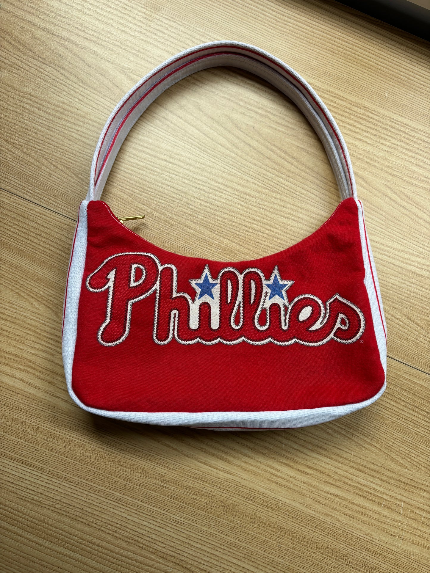 Made to Order Phillie Phanatic Flag Shoulder Purse