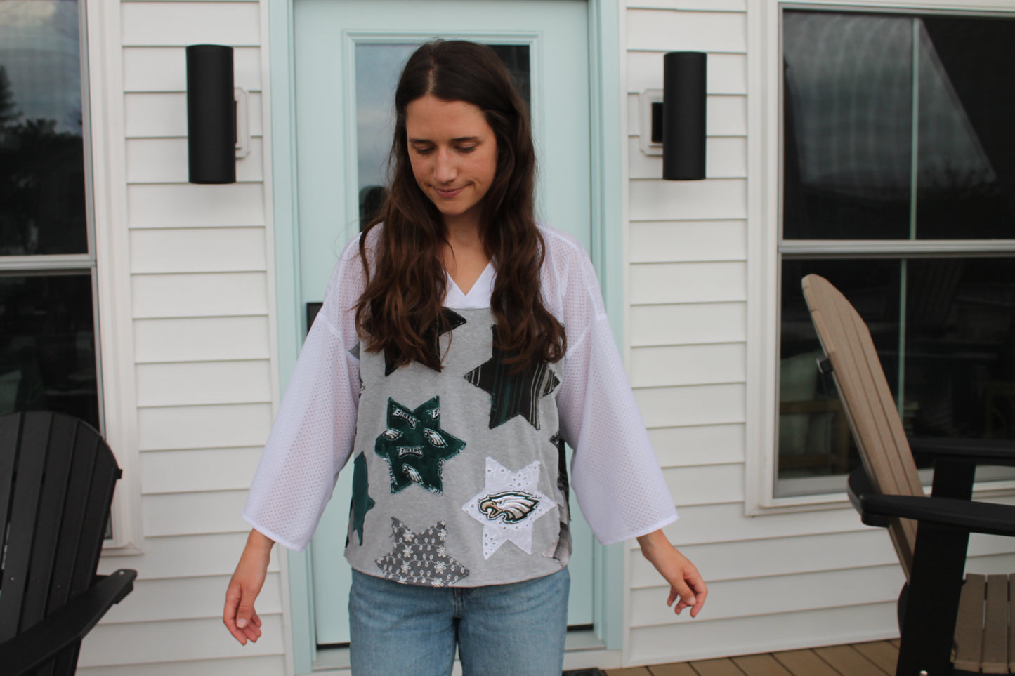 Eagles star patchwork jersey