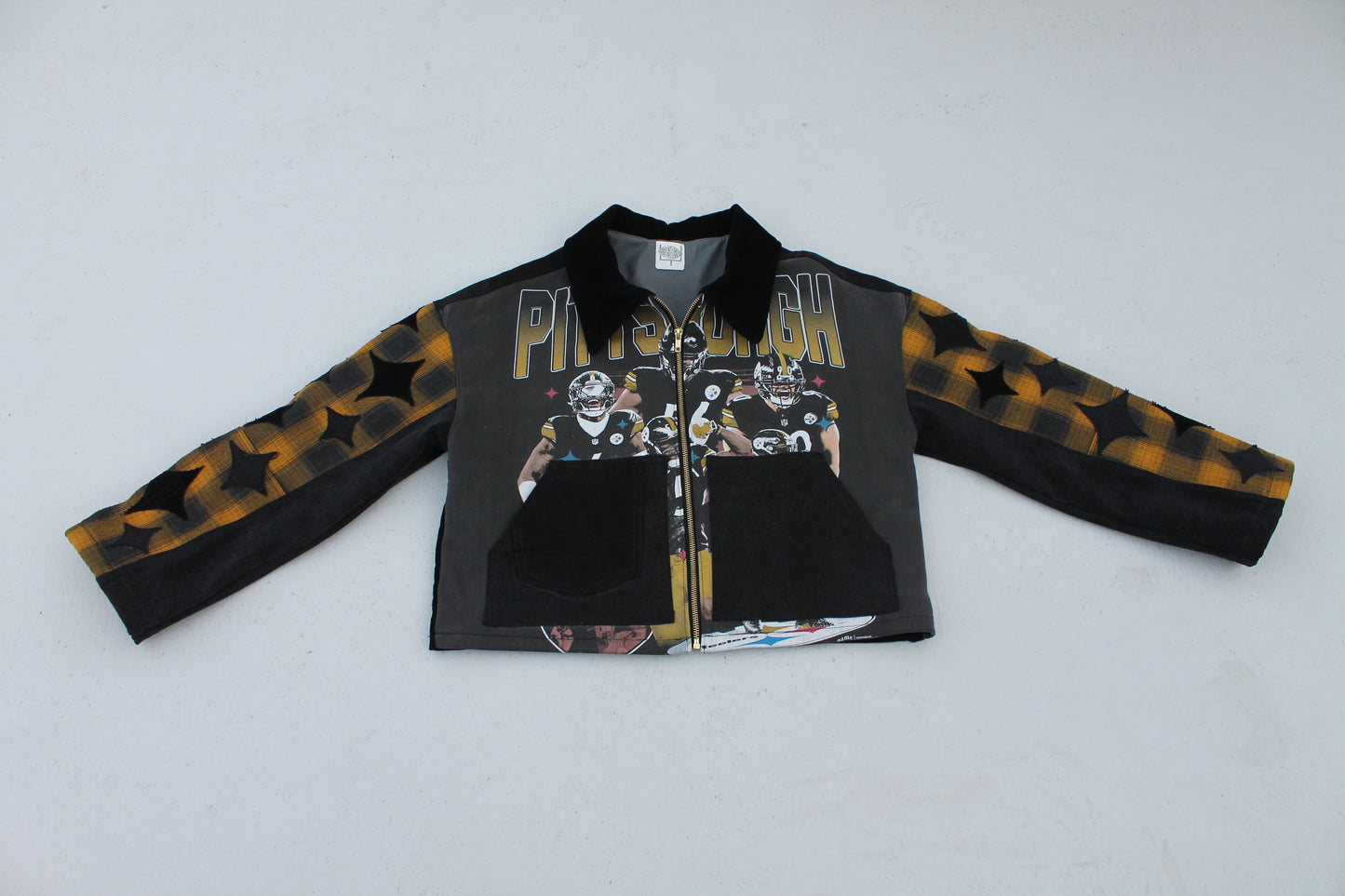 Custom Patchwork Denim Jacket [Kids]