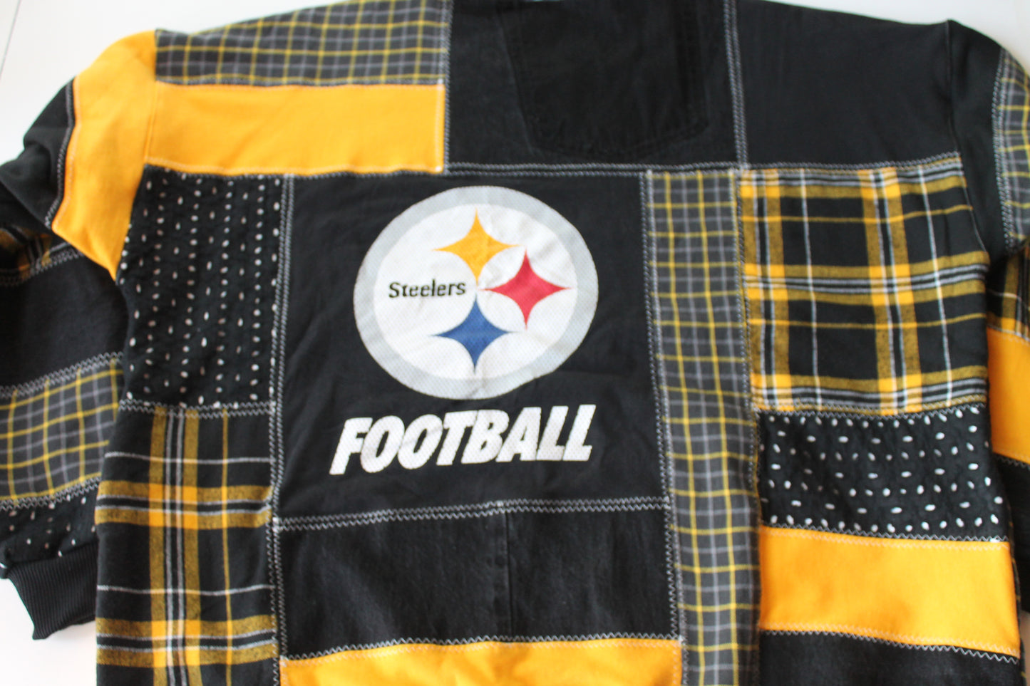 Steelers Full Patchwork Crew Neck