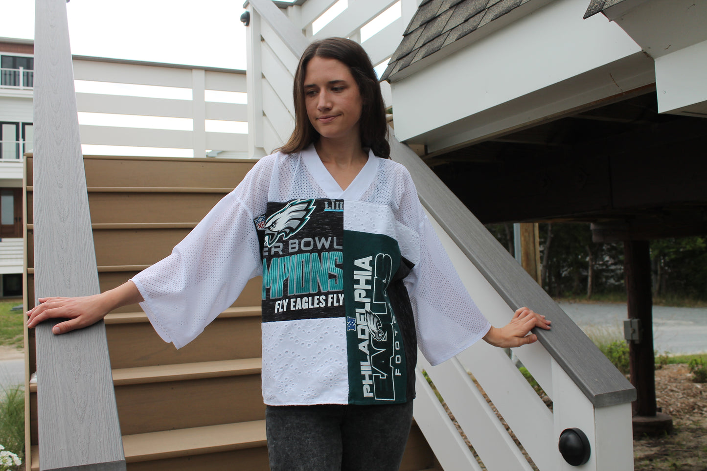 Eagles patchwork jersey