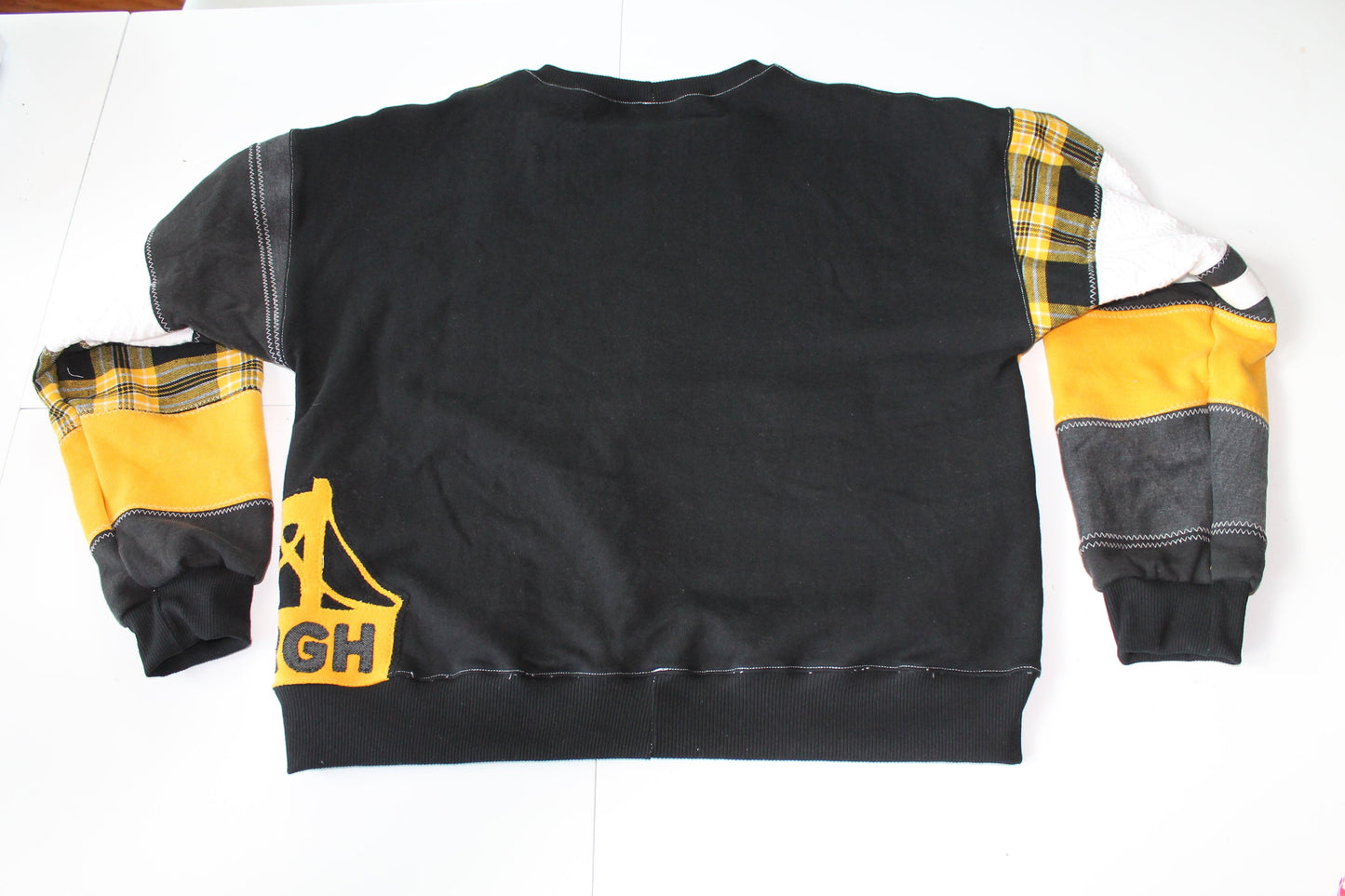 Steelers Bridge Patchwork Crew Neck