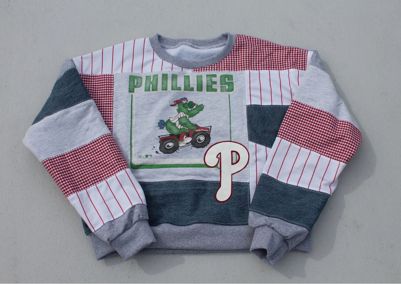 Custom Patchwork Crewneck Sweatshirt [Kids]