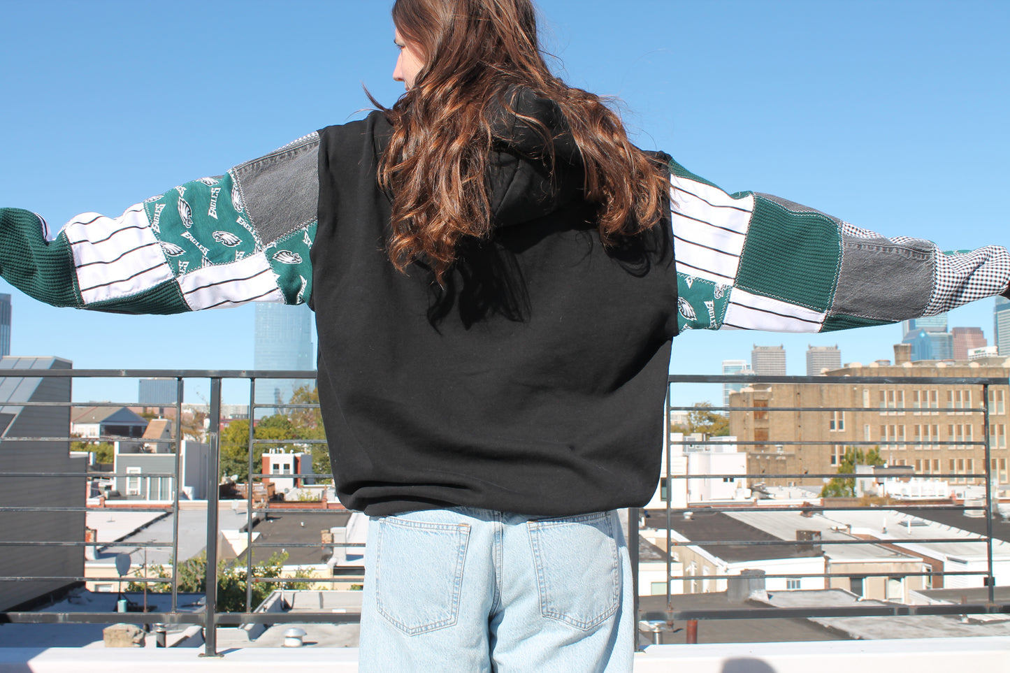 PHL Eagles Patchwork Hoodie