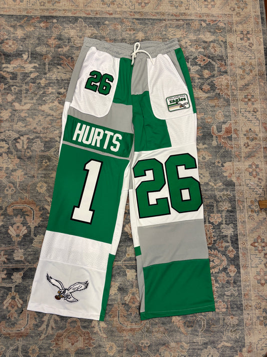 Eagles Jalen x Saquon Patchwork Jersey Pants