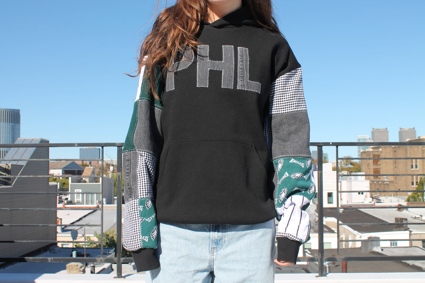 PHL Eagles Patchwork Hoodie