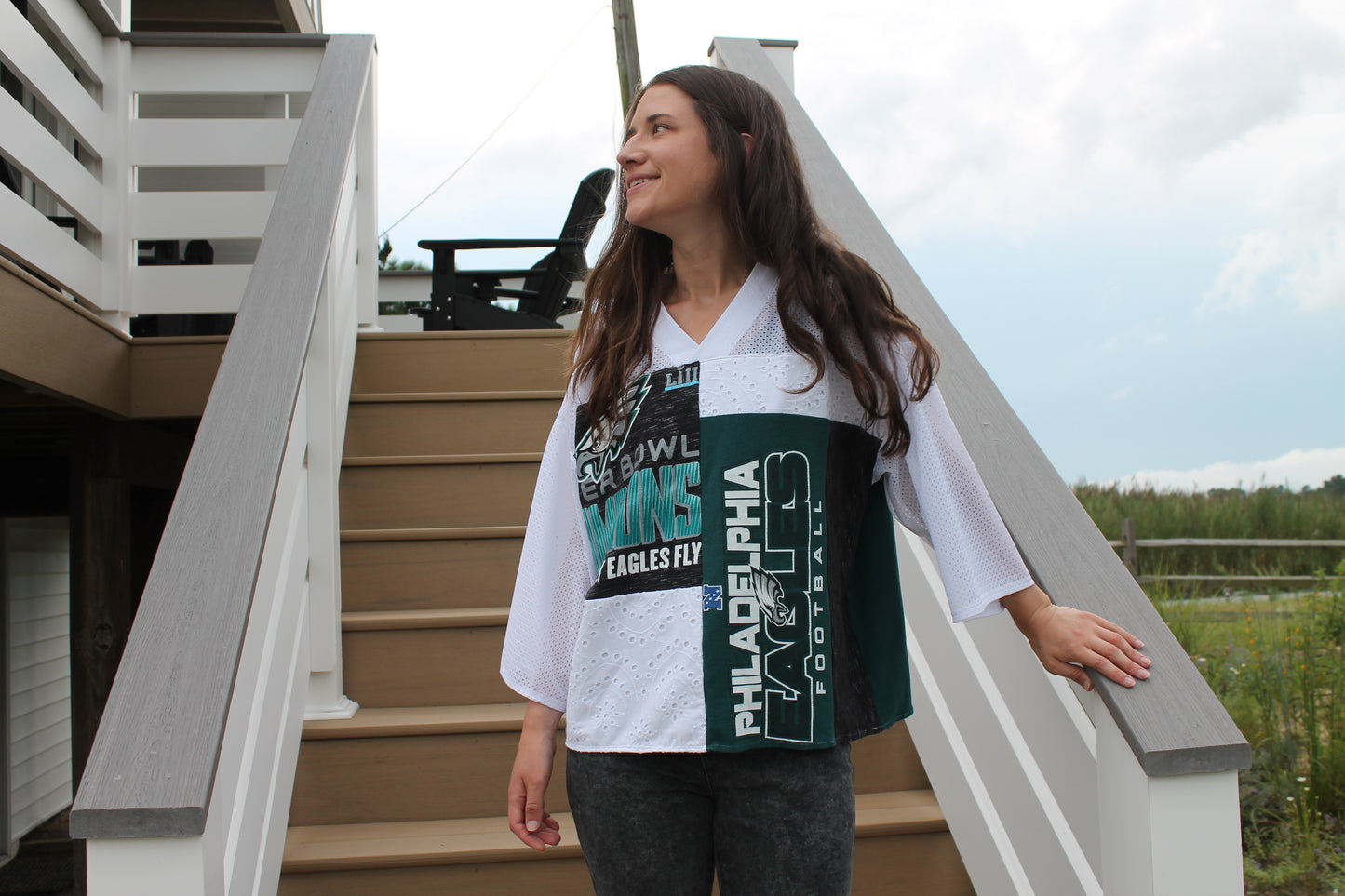 Eagles patchwork jersey