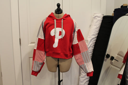 Phillies Raglan Patchwork Hoodie