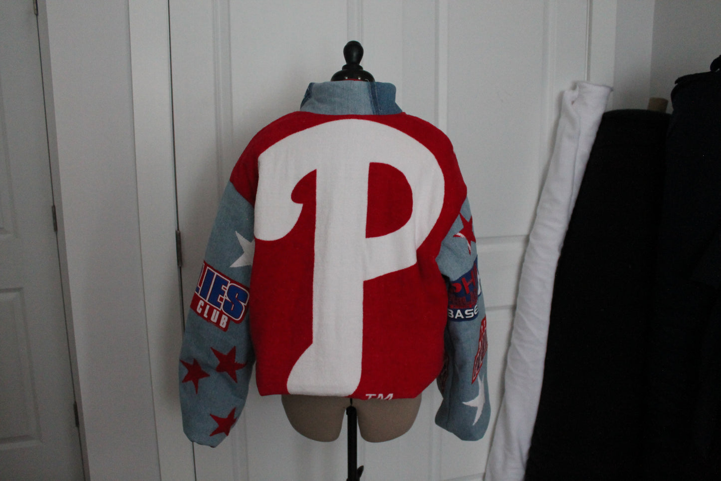 Phillies Towel x Denim Puffer Jacket